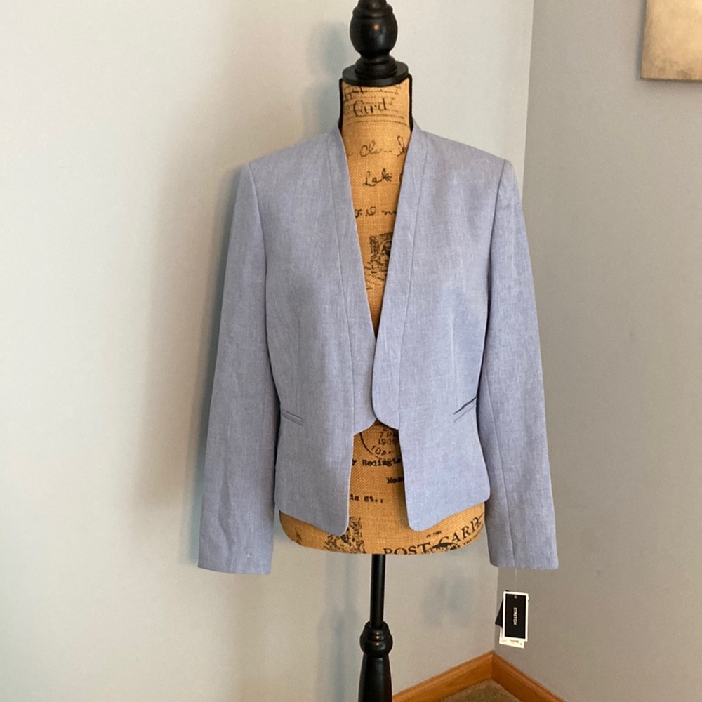 Nine West Baby Blue Tailored Blazer